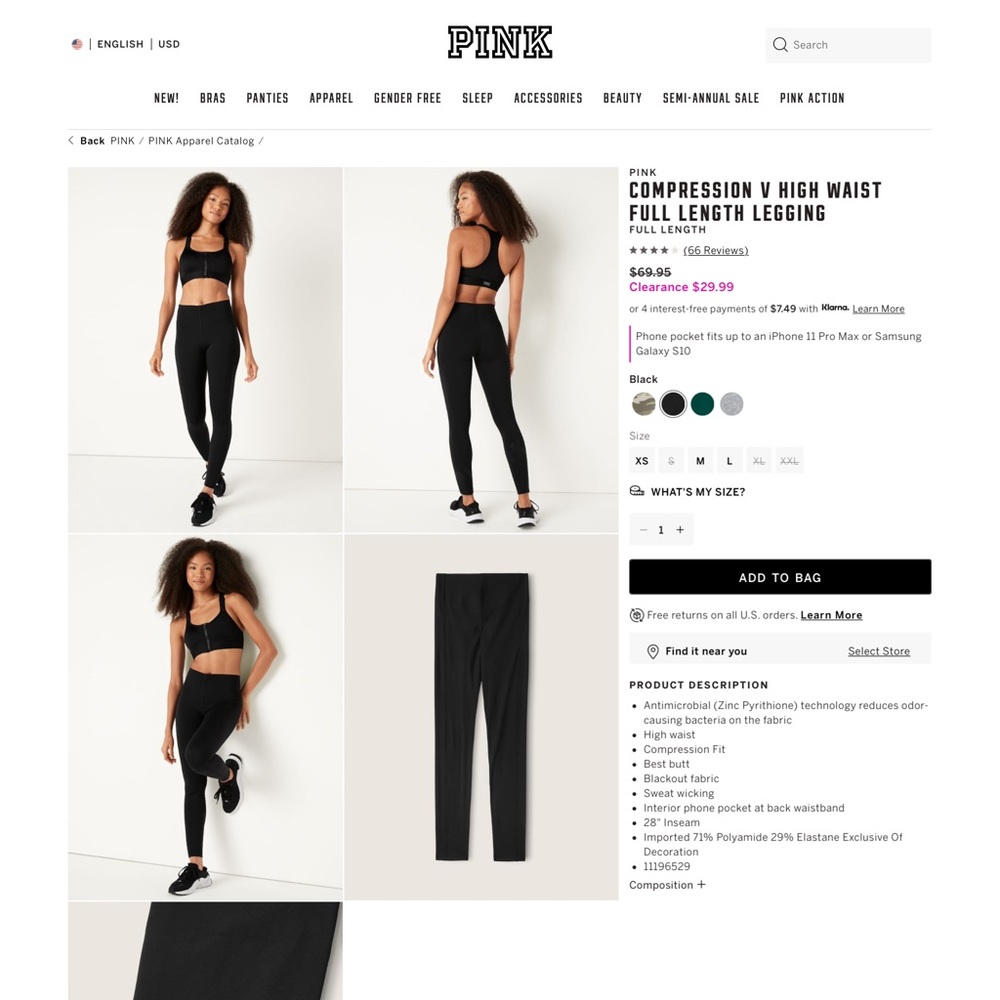 Compression leggings